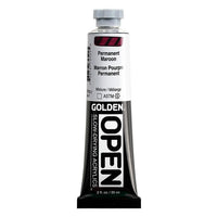 GOLDEN OPEN akrilna boja koja se sporo suši 59 ml – 7252 Permanent Burgundi