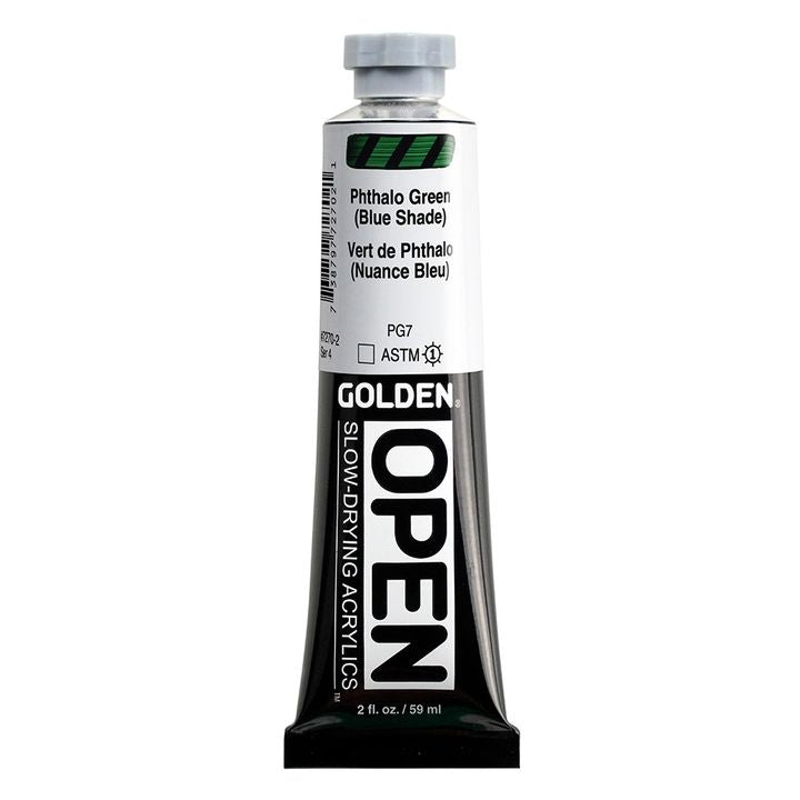 GOLDEN OPEN akrilna boja koja se sporo suši 59 ml – 7270 Ftalocianin zelena (plava nijansa)