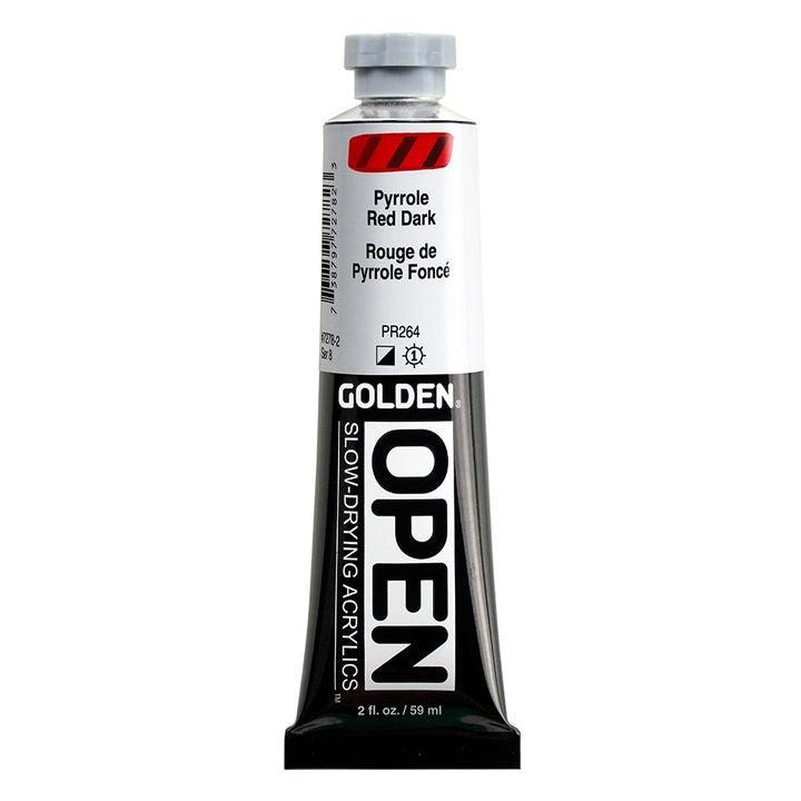 GOLDEN OPEN akrilna boja koja se sporo suši 59 ml – 7278 pirol crvena tamna