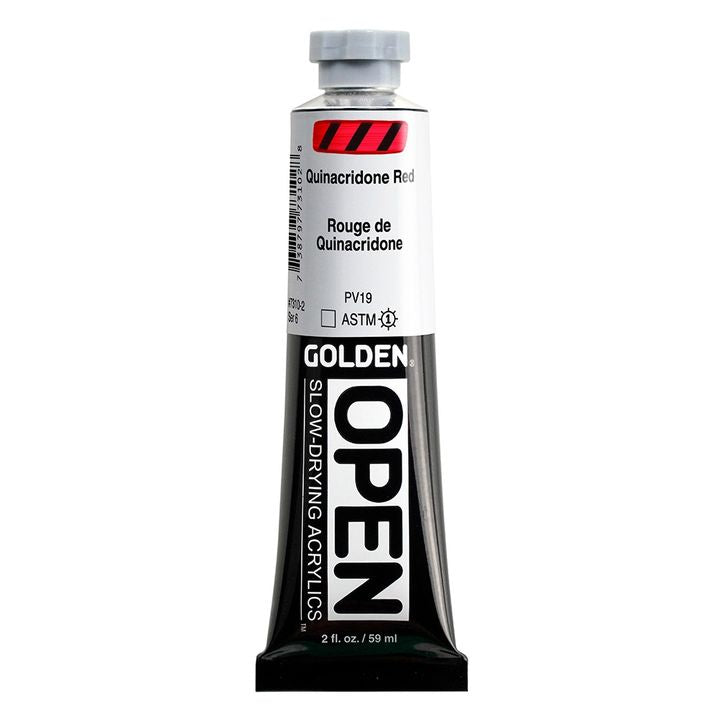 GOLDEN OPEN akrilna boja koja se sporo suši 59 ml – 7310 Kinakridon crveni