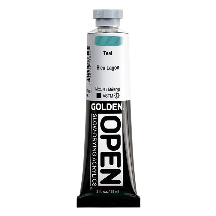 GOLDEN OPEN akrilna boja koja se sporo suši 59 ml – 7369 Teal