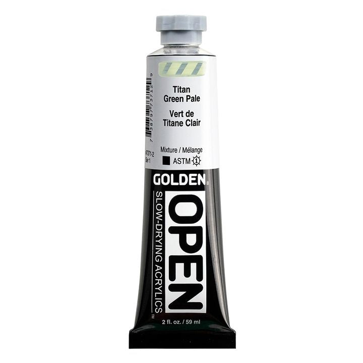 GOLDEN OPEN akrilna boja koja se sporo suši 59 ml – 7371 Titanium Green Light