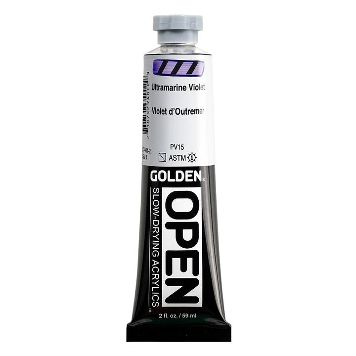 GOLDEN OPEN akrilna boja koja se sporo suši 59 ml – 7401 Ultramarin ljubičasta