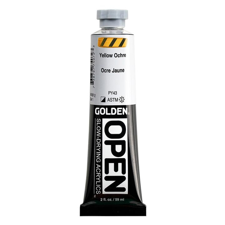 GOLDEN OPEN akrilna boja koja se sporo suši 59 ml – 7407 Žuti oker