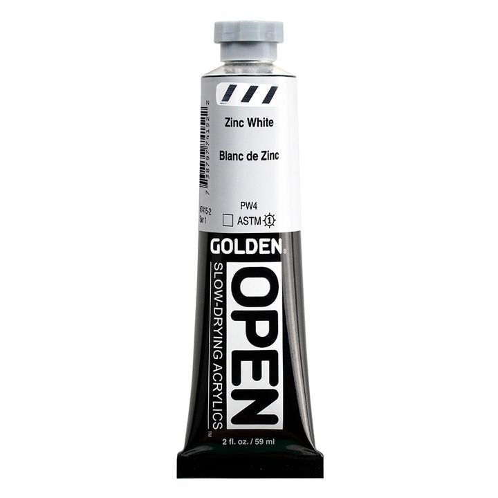GOLDEN OPEN akrilna boja koja se sporo suši 59 ml – 7415 Cink belo
