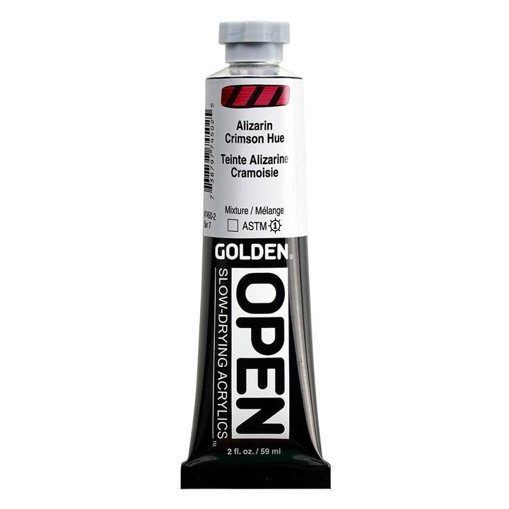 GOLDEN OPEN akrilna boja koja se sporo suši 59 ml – 7450 Alizarinova Karmazinova Hue