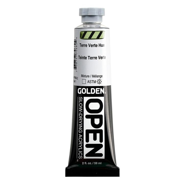 GOLDEN OPEN akrilna boja koja se sporo suši 59 ml – 7468 Earth Green Hue