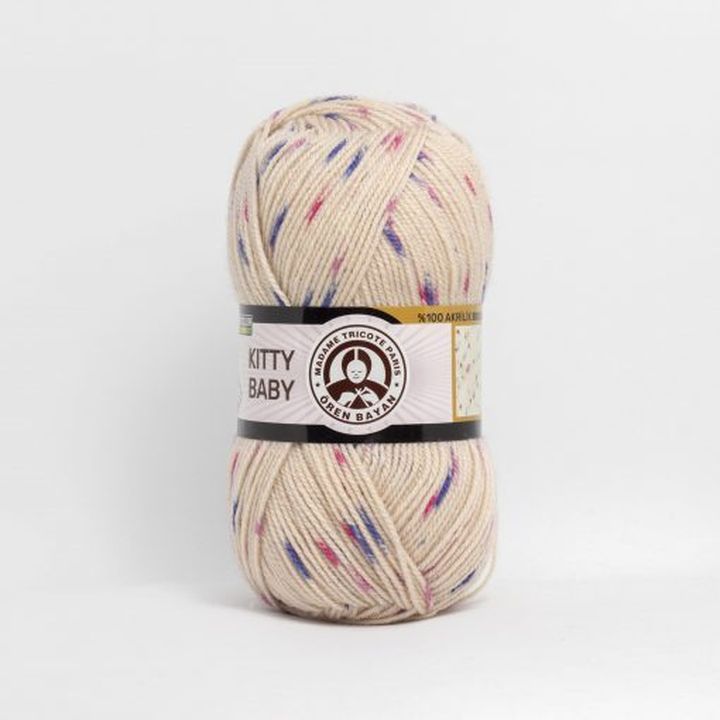 Vunica za decu Madame Tricote Paris Kitty Baby 100 g