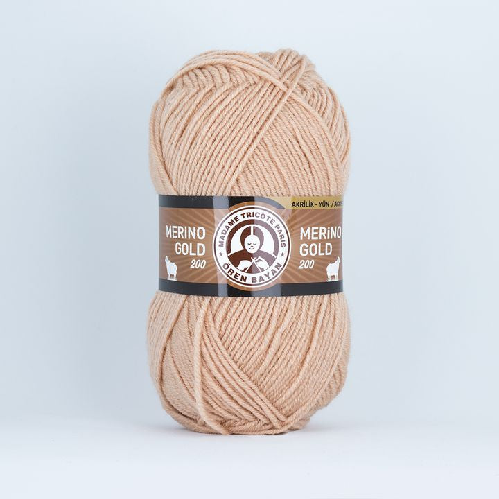 Predivo za pletenje Madame Tricote Paris Merino Gold 200 - 100 g