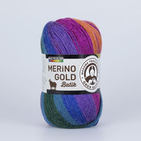 Predivo za pletenje Madame Tricote Paris Merino Gold Batik 100 g