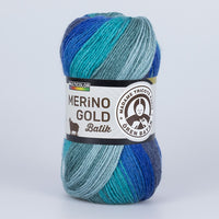 Predivo za pletenje Madame Tricote Paris Merino Gold Batik 100 g