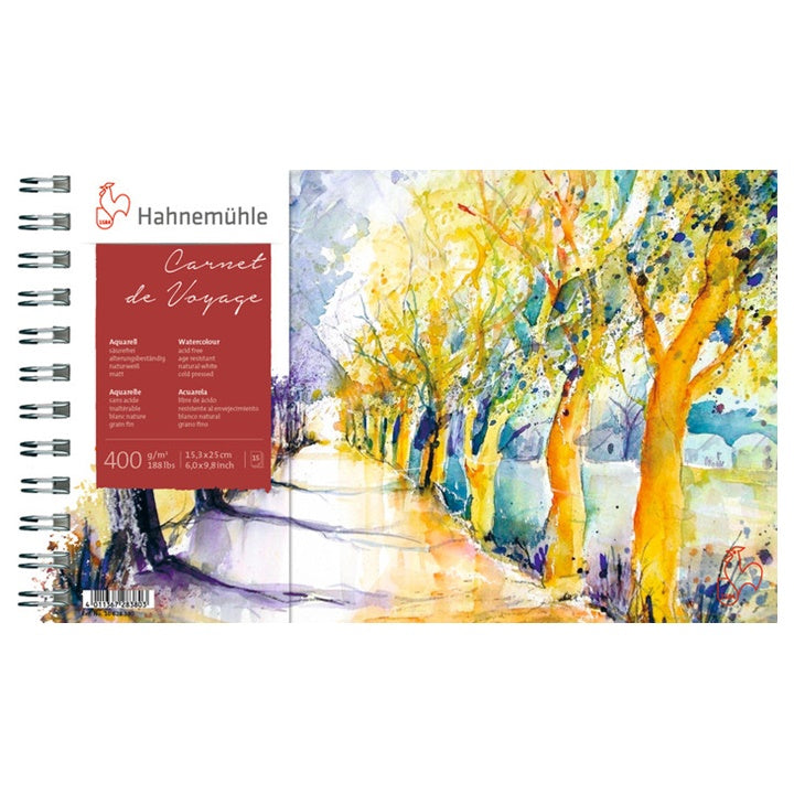Akvarel blok HAHNEMÜHLE CARNET DE VOYAGE 15,3 k 25 cm