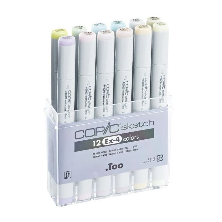 Flomasteri COPIC Sketch Ex-4 -  set od 12 kom