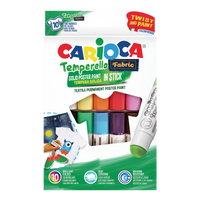 Carioca tempere za tekstil u stiku – set od 10 kom
