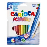 Akvarel flomasteri Carioca, 12 kom, miks boja
