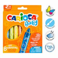 Carioca voštane bojice Baby Wild 2+, 8 kom