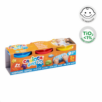 Carioca Baby Do 1+ masa za modelovanje, 3 × 75 g, miks boja