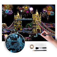 Magična slika za grebanje - London - 75x52 cm