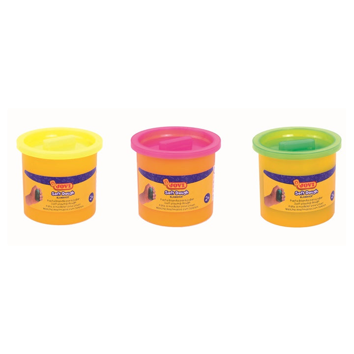 JOVI Plastelin u šoljama BLANDIVER neonske nijanse 3 k 110 g