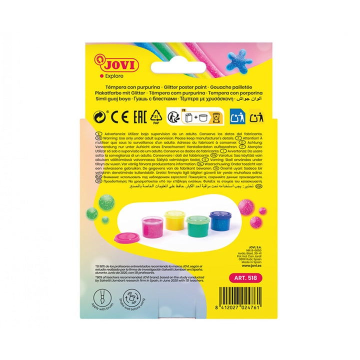 JOVI glitter tempera boje 4k35 ml