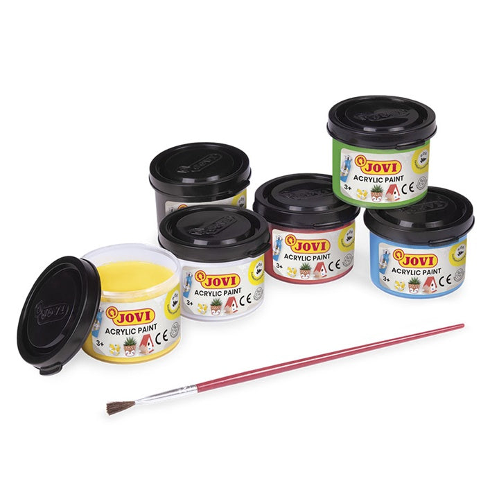 JOVI set akrilnih boja 6k35 ml + četkica