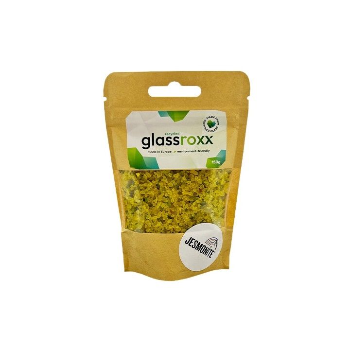 Glassroxx Jesmonit stakleni granulat 150 g – Neon žuta