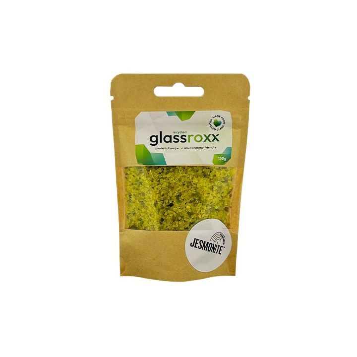 Glassroxx Jesmonit stakleni granulat 150 g – Banana žuta