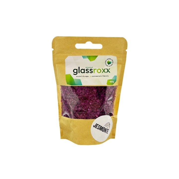 Glassroxx Jesmonit stakleni granulat 150 g – Lavanda ljubičasta