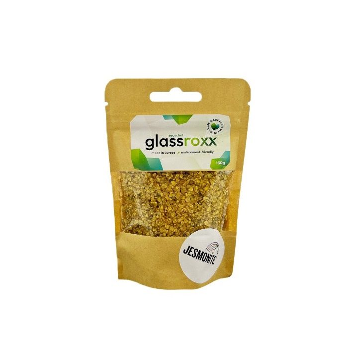 Glassroxx Jesmonit stakleni granulat 150 g – Zlatni