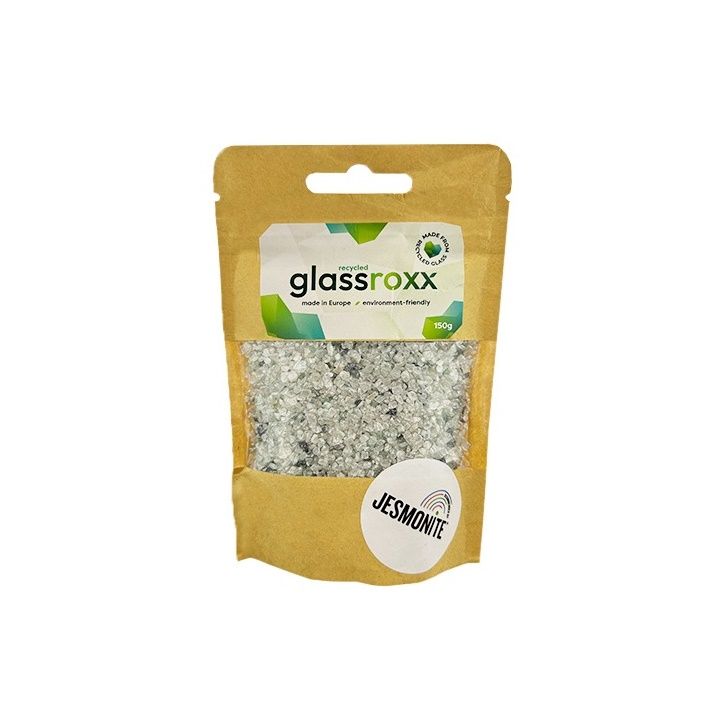 Glassroxx Jesmonit stakleni granulat 150 g – Srebro