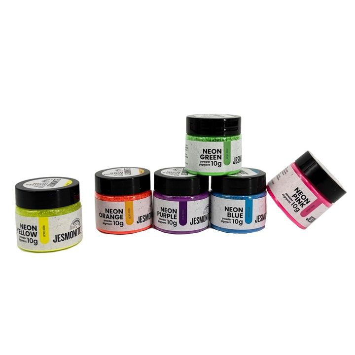 Jesmonite Neon Pigment Set 6 k 10 g