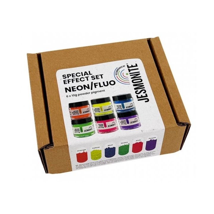 Jesmonite Neon Pigment Set 6 k 10 g