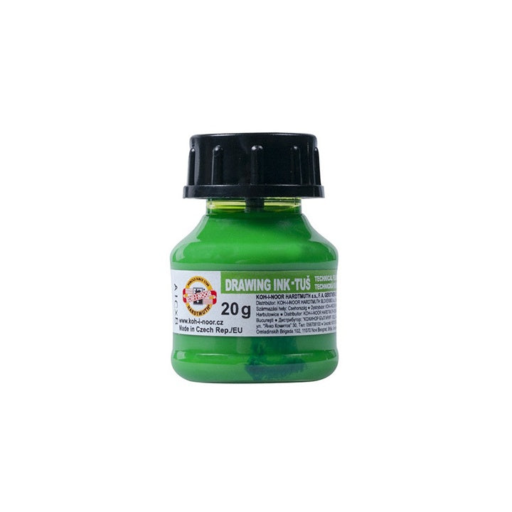 Koh-I-Noor fluorescentno tehničko mastilo 20 g – Zeleno