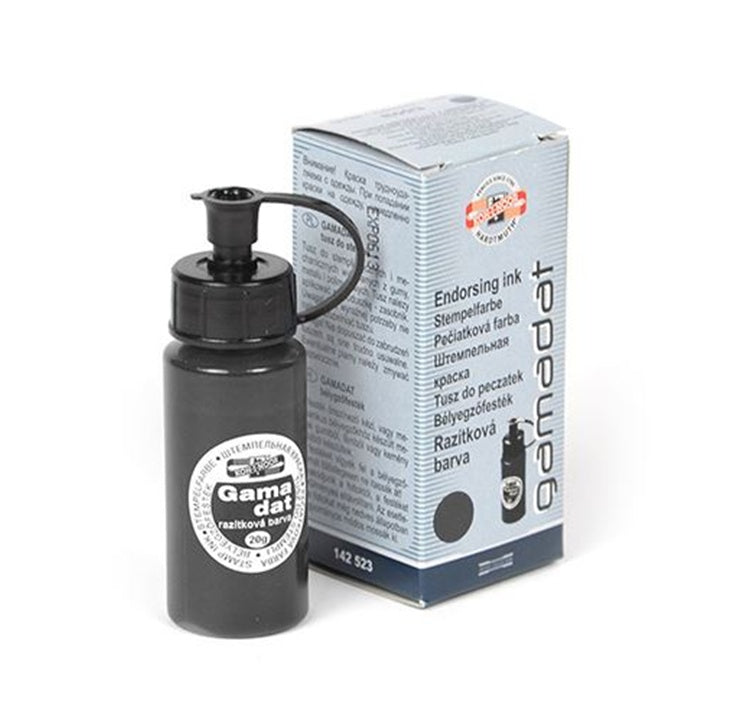 Gamadat mastilo za pečate 20 g – crna