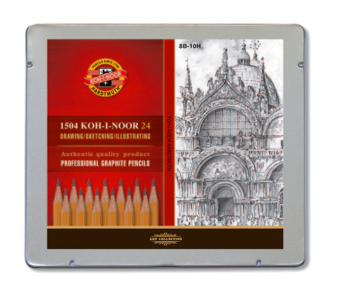 Set grafitnih olovaka KOH-I-NOOR - 24-delni