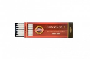 Kreda za umetnike GIOCONDA bela - 6 kom