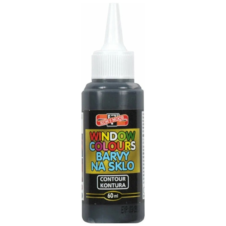 KOH-I-NOOR Boja za konturiranje stakla 60 ml – crna