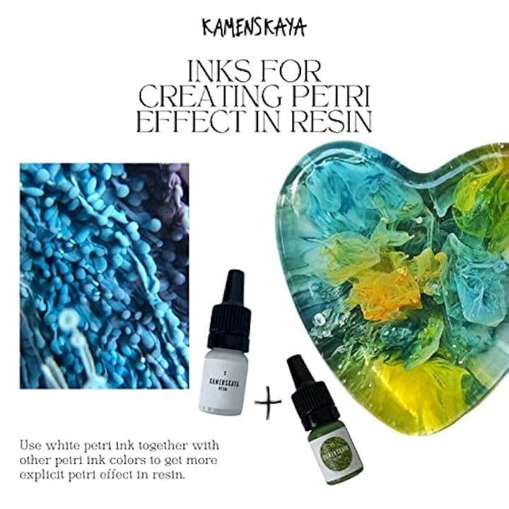 Mini set PETRI INKS KAMENSKAYA za smolu 13 k 5 ml
