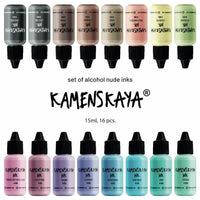 Set alkoholnih mastila NUDE KAMENSKAYA 16 k 15 ml