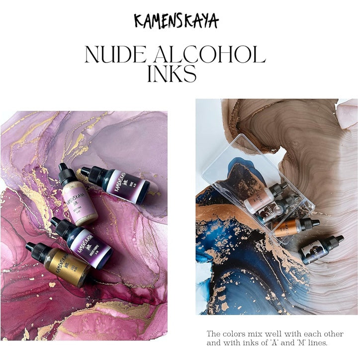 Set alkoholnih mastila NUDE KAMENSKAYA 16 k 15 ml