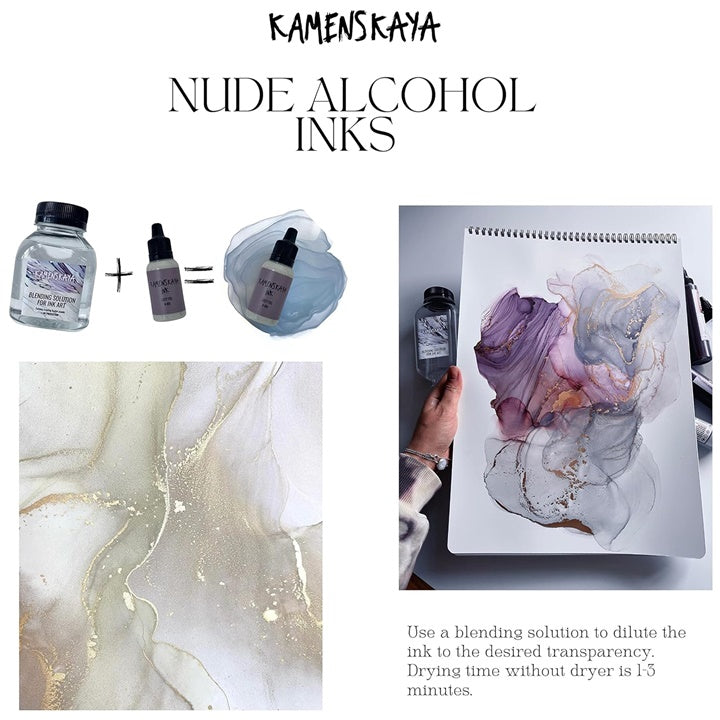 Set alkoholnih mastila NUDE KAMENSKAYA 16 k 15 ml