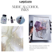 Set alkoholnih mastila NUDE KAMENSKAYA 16 k 15 ml