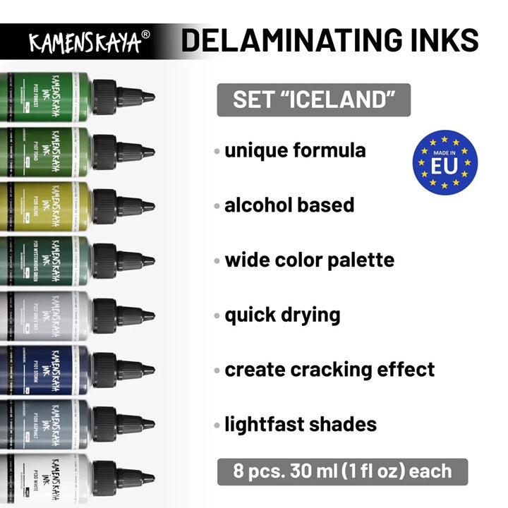 KAMENSKAIA 'Iceland' set mastila za razdvajanje