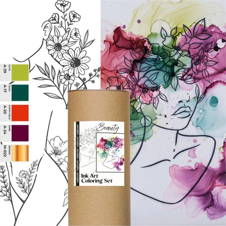 Ink set KAMENSKAYA 'BEAUTY'