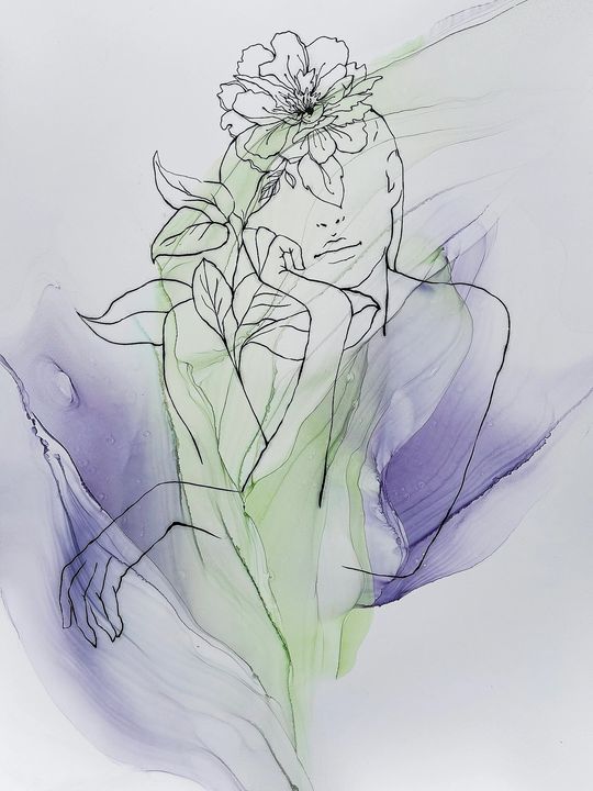 Ink set KAMENSKAYA 'FOREST FAIRIES'
