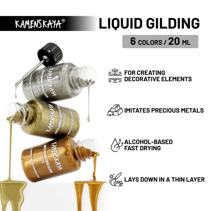 Tečni metali za pozlatu KAMENSKAYA 100 ml