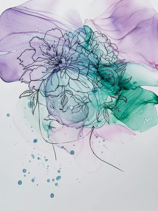 Ink set KAMENSKAYA 'SPRING MELODY'