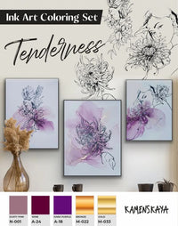 Ink set KAMENSKAYA 'TENDERNESS'