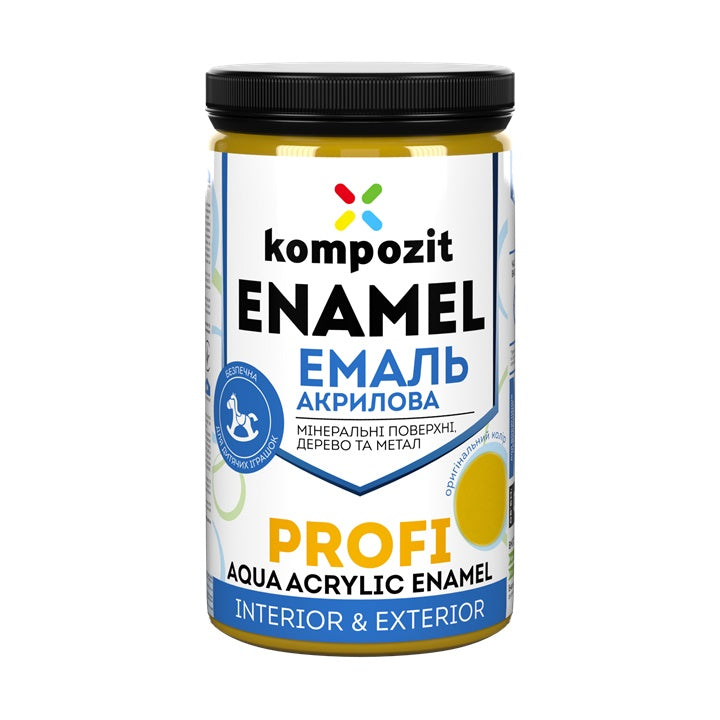 Akrilni emajl KOMPOZIT PROFI Gloss 0,3 l – Žuta
