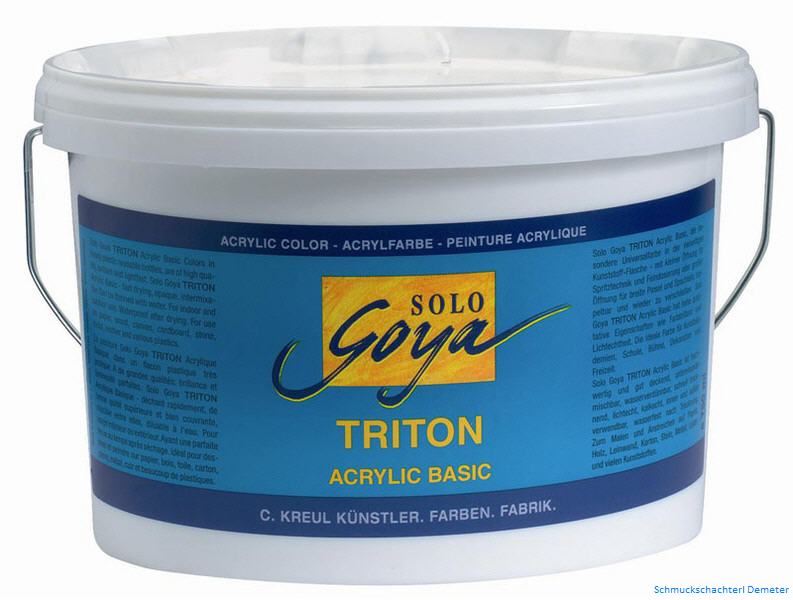 Akrilna boja Solo Goya TRITON 2500 ml – Bela